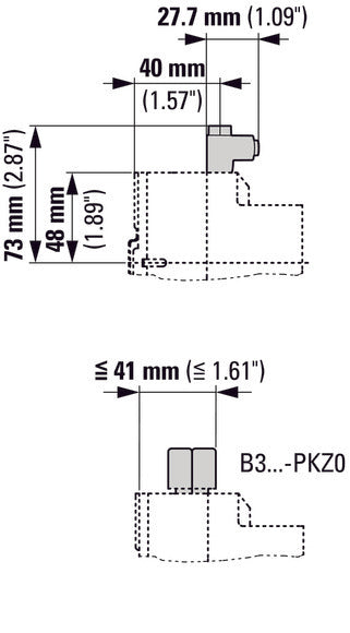 Erweiterungsanschlussblock 3 Polig 25mm² Für PKZM0 - 262518