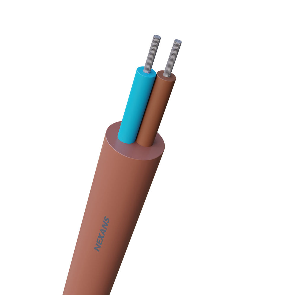 Nexans SIHF 2x1mm² Hitzebeständiges Silikonkabel - 10009012 [100 Meter]