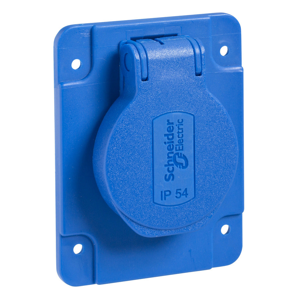 Schneider Electric IP54 Industrielle Steckdose 16A 250V Blau - PKS61B