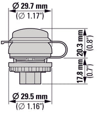 RJ45 Cat 5E Panelmontage Schnittstelle IP65 - 147537