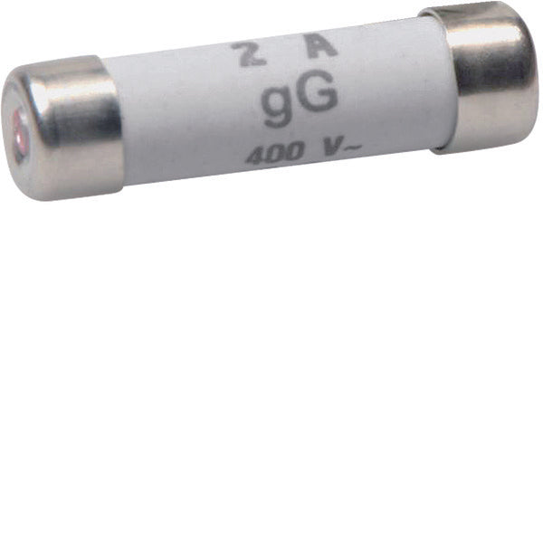 Hager 2A Zylindrische Sicherung 8.5x32mm Typ C gG 400V - L8532C02 [10 Stück]