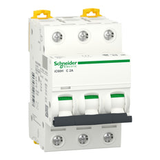 Schneider Electric IC60H 3P C2A Sicherungsautomat - A9F84302