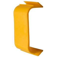 PVC Clip Halter Für AC Kanal 125x75mm Gelb - 941175 [10 Stück]