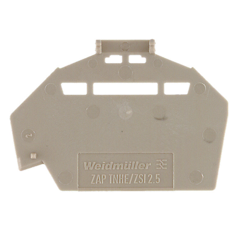 Weidmuller Anschlussblock Endplatte 46.7mm Dunkelbeige - 1610840000 [10 Stück]