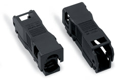 WAGO 2-poliges Zugentlastungsgehäuse Mit Verriegelungsclip Schwarz - 890-502 [5 Stück]