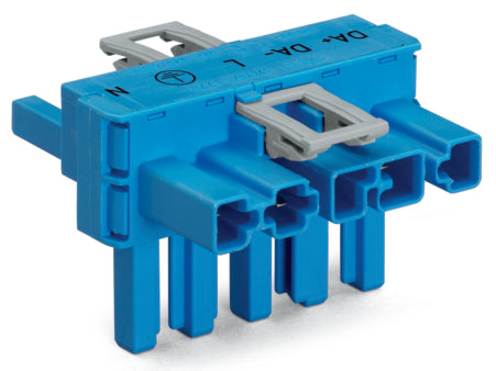 5-poliger T-Verteilerstecker Blau - 770-617