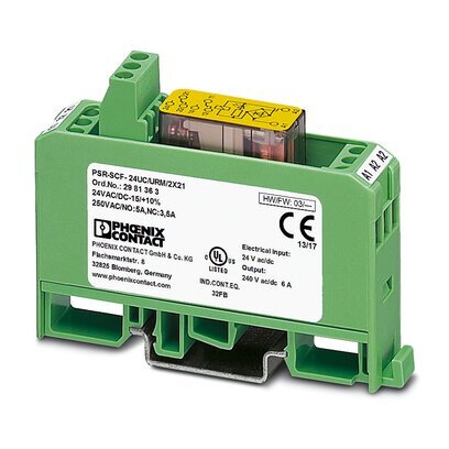 Phoenix Contact PSR-SCF Sicherheitskupplungsrelais 24V AC/DC - 2981363