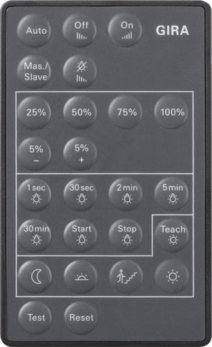 Gira Ir Fernbedienung Pir 3 Für Sensotec Bewegungsmelder - 237300