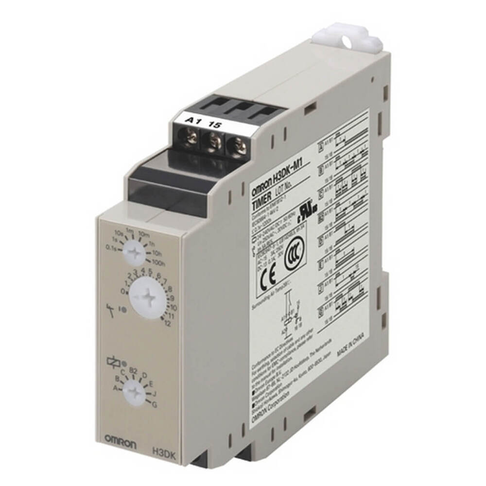 Omron H3DK-M1A Multi-Mode DIN Schienen Timer 12VDC - H3DK6014M