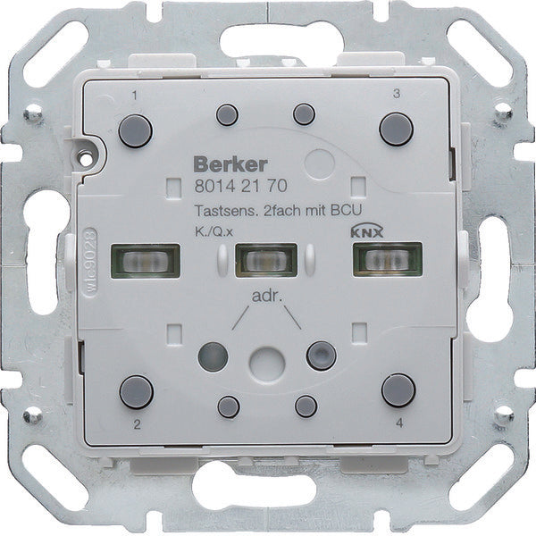 Hager 2 Gang Drucktastenmodul Mit Buskopplungseinheit - 80142170