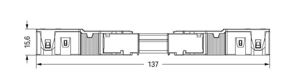 3-Polige Steckdose Mit Zugentlastung 4mm Schwarz - 770-203/035-000