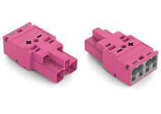 Wago 2-Pin Stecker 4.00mm Pink - 770-292/082-000 [100 Stück]