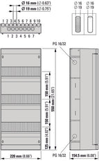 Eaton Medusa Flex 3Phasen 10Gruppen Verteilerschrank - 2098031