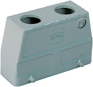 Harting Han 16B Schwerlast Haube Obereingang 2xM25 - 19300160466