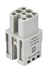 Han Quick Lock Weibliche Einsätze 7 Kontakte 10A Silber Beschichtet - 09210072732