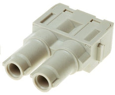 Han 70A Weiblich Axialmodul 2-Kontakt Stecker - 09140022741
