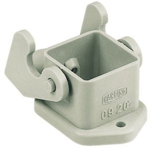 Han 3A Durchführungsgehäuse Grau PC - 09200030320 [2 Stück]