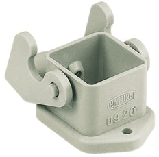 Han 3A Durchführungsgehäuse Grau PC - 09200030320 [2 Stück]