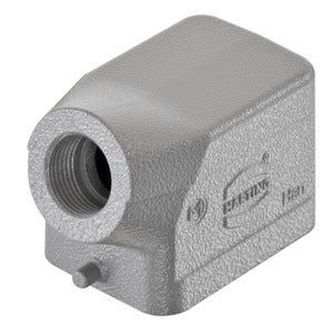 Han 6B Flaches Profil Seiten Eingang Haube M25 - 19300061541