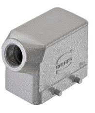 Han 10B Seiten-Eintritt Haube M25 Aluminium - 19300101521