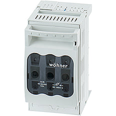 Hensel 3-Polig NH00C 125A Schienenmontage Sicherungs-Trennschalter - NH RT 00C