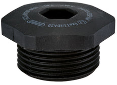 V-Ex M25x1.5 Polyamide Blind Stop Black - 1297250150 [2 Pieces]