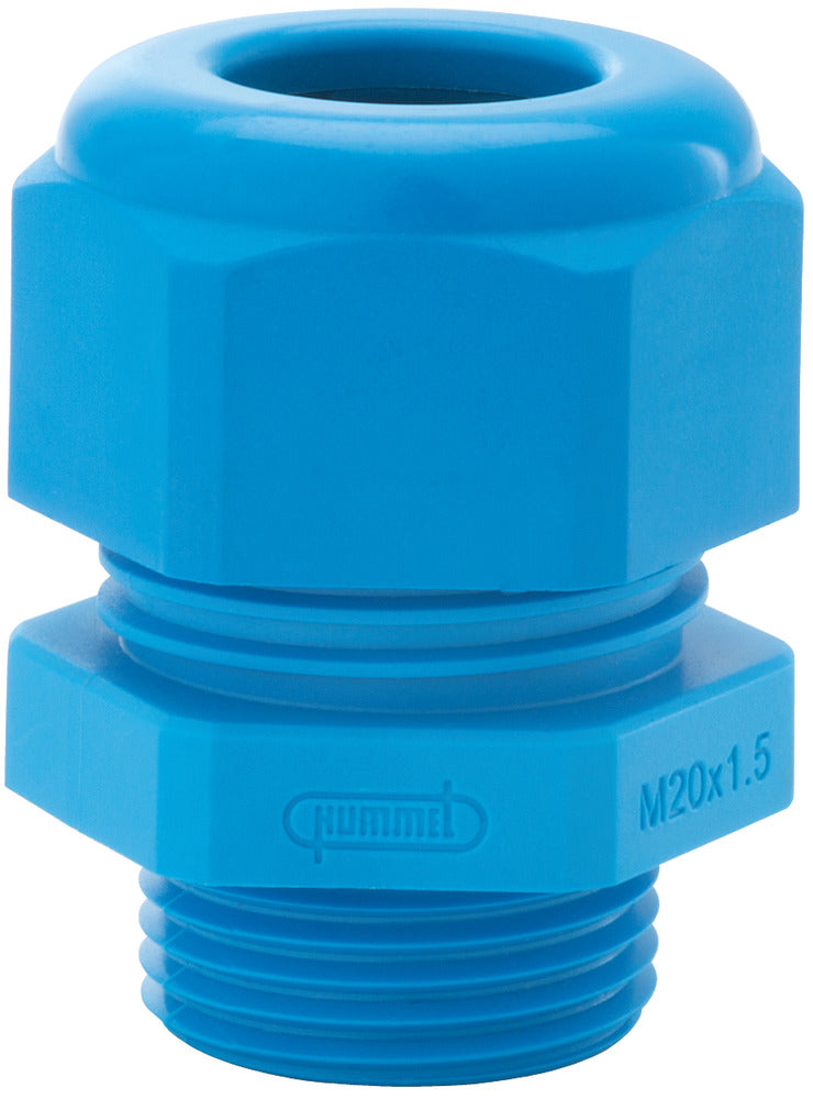 M20 Langer Kabeldurchführung HSK-K Blauer Polyamid - 1209200231 [5 Stück]