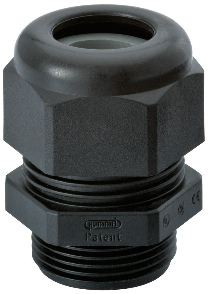 Hummel M12x1.5 Kabeldurchführung Schwarz HSK-K Serie - 1218120150 [10 Stück]