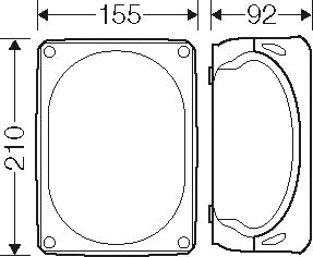 Hensel FK 1616 Verteilerdose IP66 5-Polig E30/E90 - FK 1616