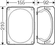 Hensel FK 1616 Verteilerdose IP66 5-Polig E30/E90 - FK 1616