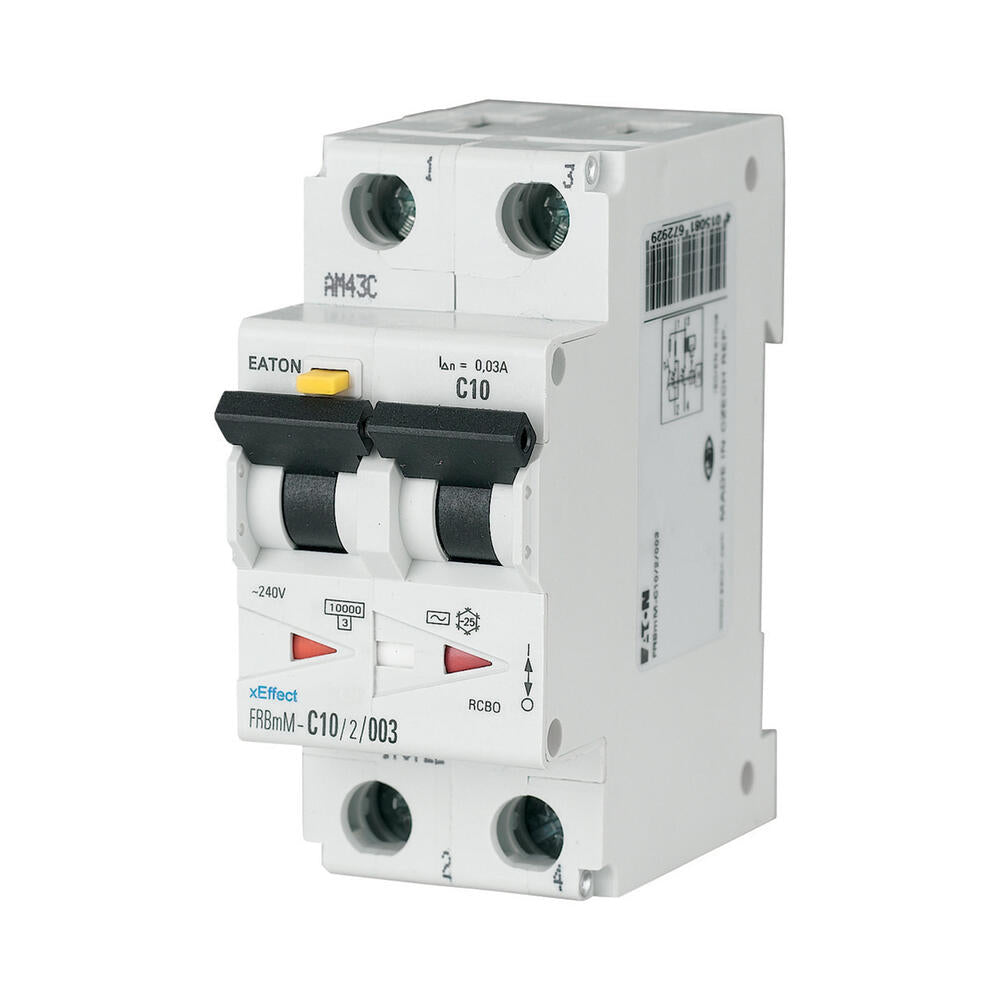 Eaton 2P Rcbo Fehlerstromschutzschalter 16A 30mA B-Typ - 170881