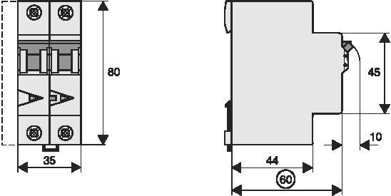 Eaton 2P Rcbo Fehlerstromschutzschalter 16A 30mA B-Typ - 170881
