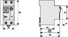 Premium Rcbo Sicherungsautomat 25A 30mA Typ B 10kA - 170707