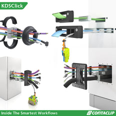 Conta-Clip Kds Kabeldurchführung Dichtungsinsert 5-6mm Schwarz - 28525.4 [10 Stück]