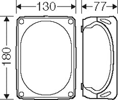 Hensel DK1000G IP66 Verteilerdose 180x130mm - DK 1000 G