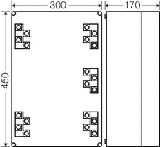 Hensel K 7005 Verteilerdose IP65 5-Polig 16-70mm² - K 7005