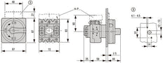 Eaton P3 63A Hauptschalter Mit Stoppfunktion 3P+N - 012771