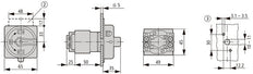 T0 Series 20A 3-Pole Main Switch With Stop Function - 083961