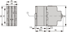 Eaton 3-Pole Current Limiter 63A 690V - 082881