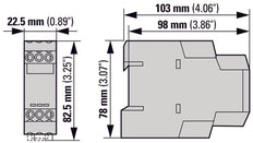 Eaton ETR4-51-A Stern-Dreieck Timer Relais 24-240V AC/DC - 031884