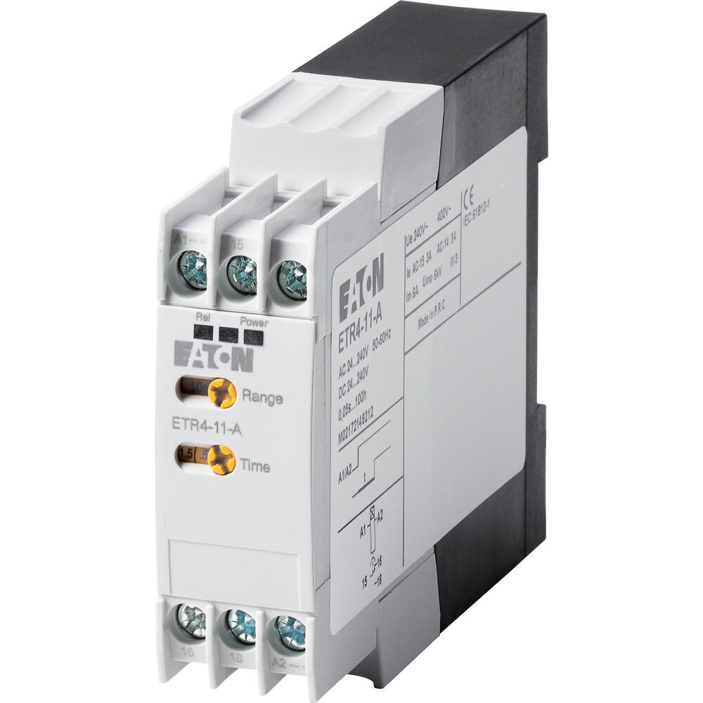 Eaton ETR4-11-A Industrielles Zeitverzögerungsrelais 24-240V - 031882