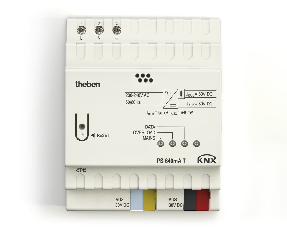 Theben PS 640mA KNX Stromversorgung Mit Hilfsausgang - 9070958