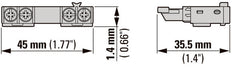 Eaton Standard Hilfskontaktblock 1NO 1NC Frontmontage - 208277