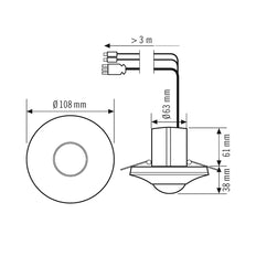 ESYLUX PD-C 360I/8 DUO DALI Deckenpräsenzmelder - EP10427824