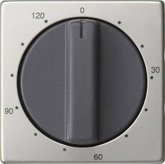 Gira System 55 Edelstahl 120-Min Timer Schalter Abdeckung - 0642600