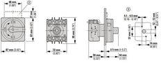P3 Hauptschalter 30A 3 Polig Unterputz Mit Schloss - 237893