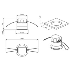 DALI Link PD11 Ultra Schlank Multisensor 9M IP20 - 93068
