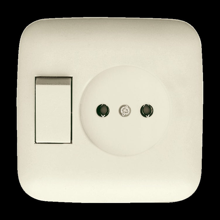 ABB Busch-Jaeger Kombinierte Schalter Steckdose SI Serie Creme - 2CKA001611A0128