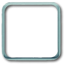 ABB Busch-Jaeger 50x50mm Adapter Abdeckung Alpine Weiß - 2CKA001726A0181 [2 Stück]