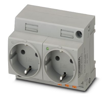 Phoenix Contact Doppelte Steckdose Mit LED-Anzeige - 0804049